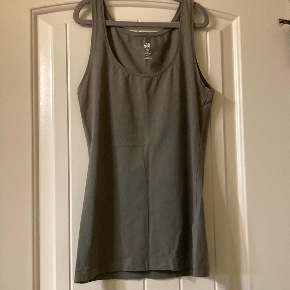 H & M Olive Green Tank Top